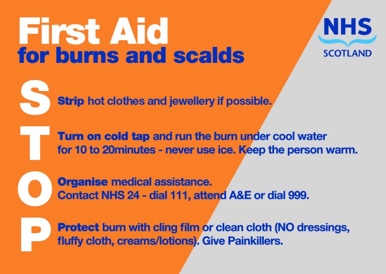 First Aid Burns & Scalds